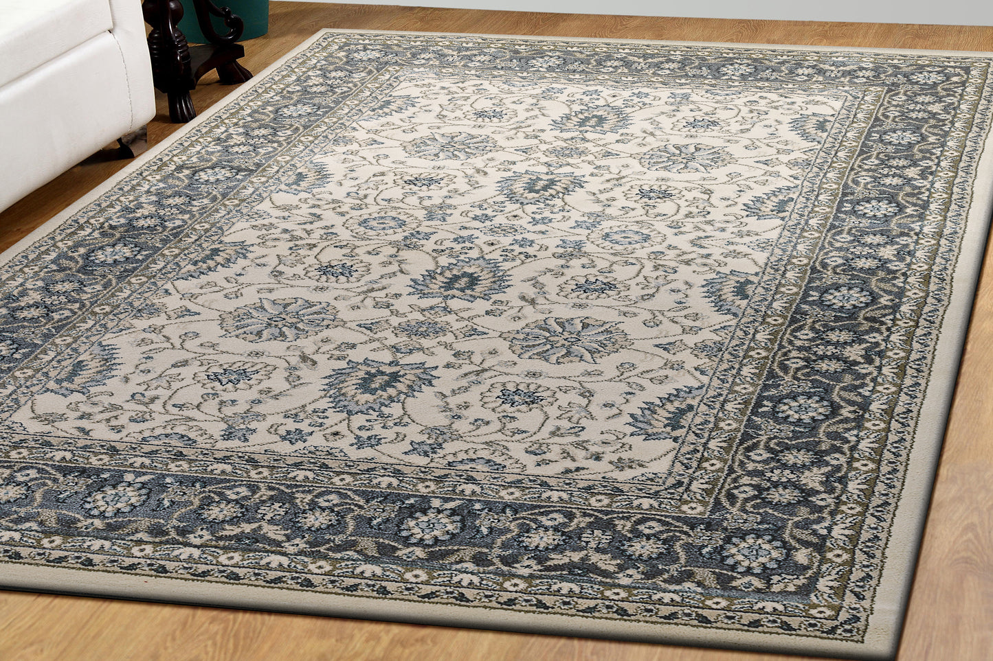 Yazd 2803-190 Ivory/Grey Area Rug