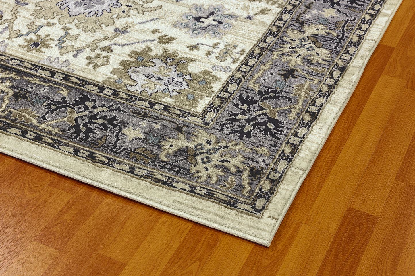 Yazd 8531-190 Ivory/Grey Area Rug