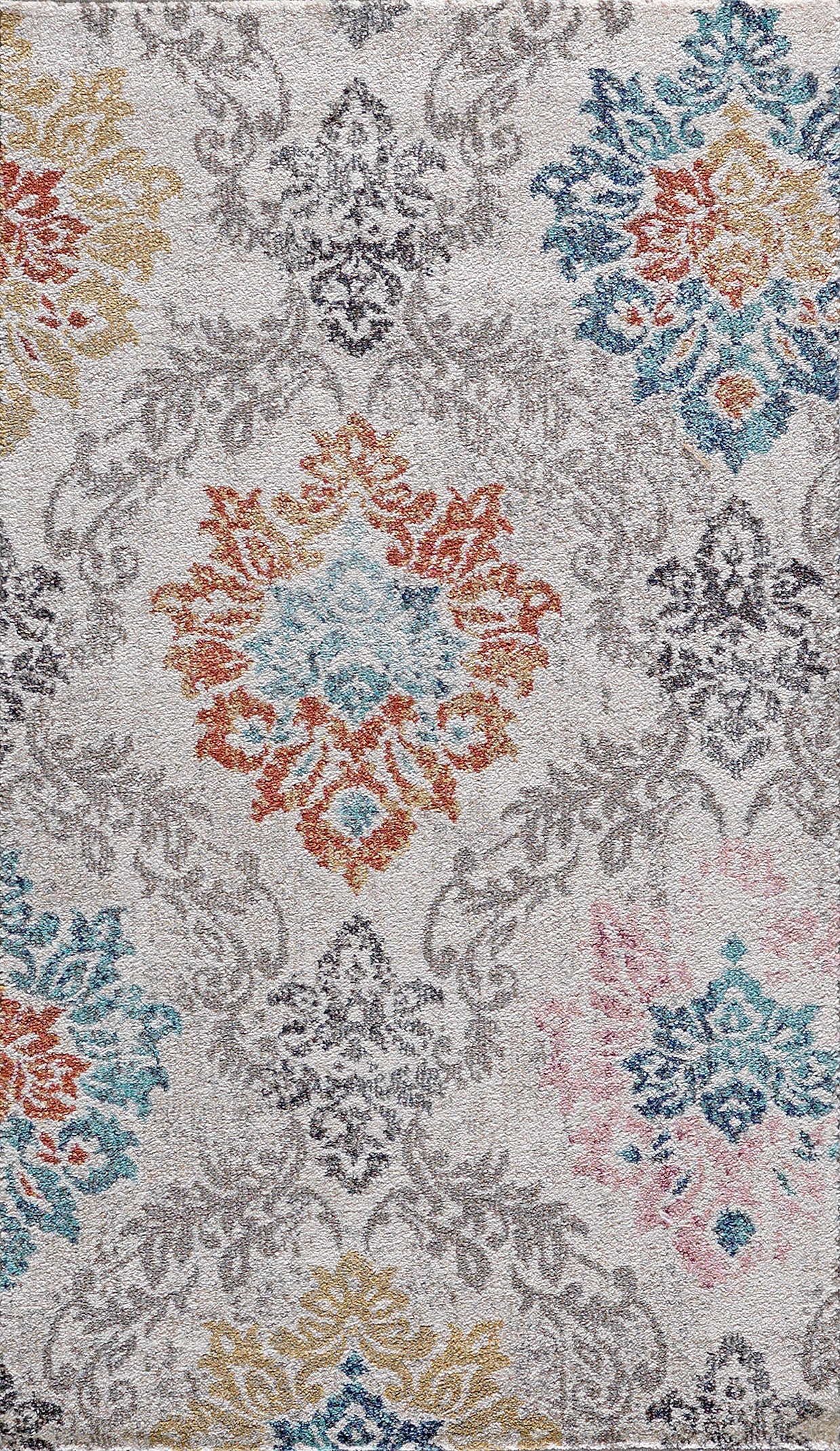 Soma 6198-199 Ivory/Grey/Multi Area Rug