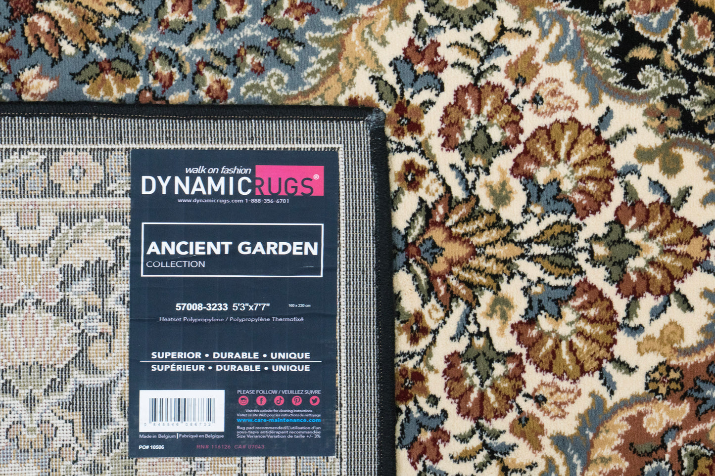 Ancient Garden 57008-3233 Multi Area Rug