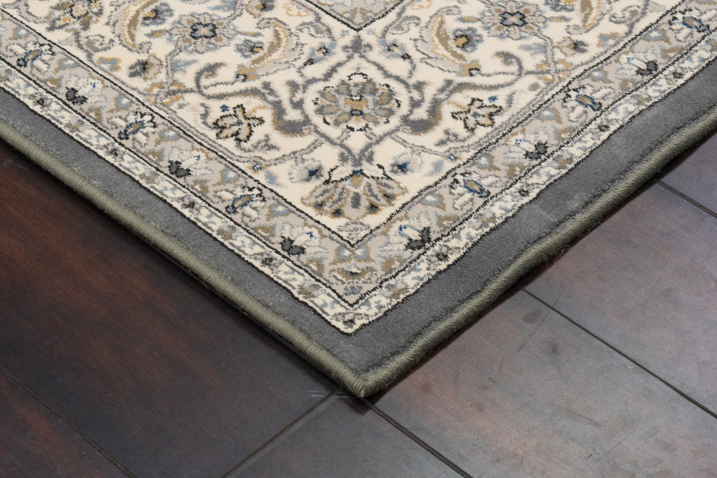 Ancient Garden 57011-5666 Grey/Cream Area Rug