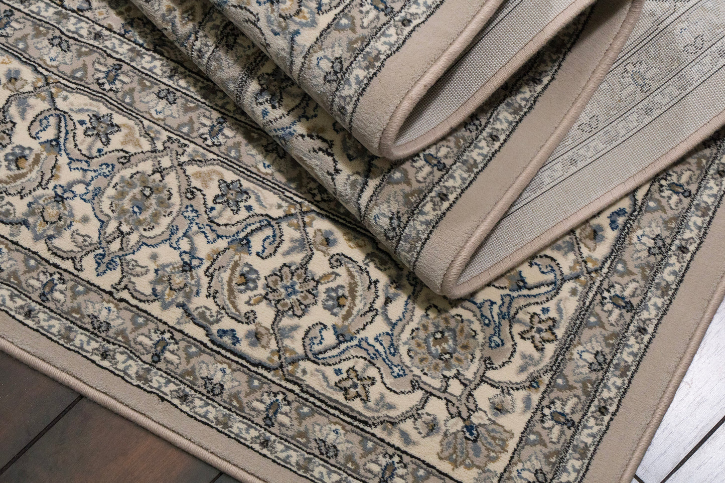 Ancient Garden 57011-9666 Soft Grey/Cream Area Rug