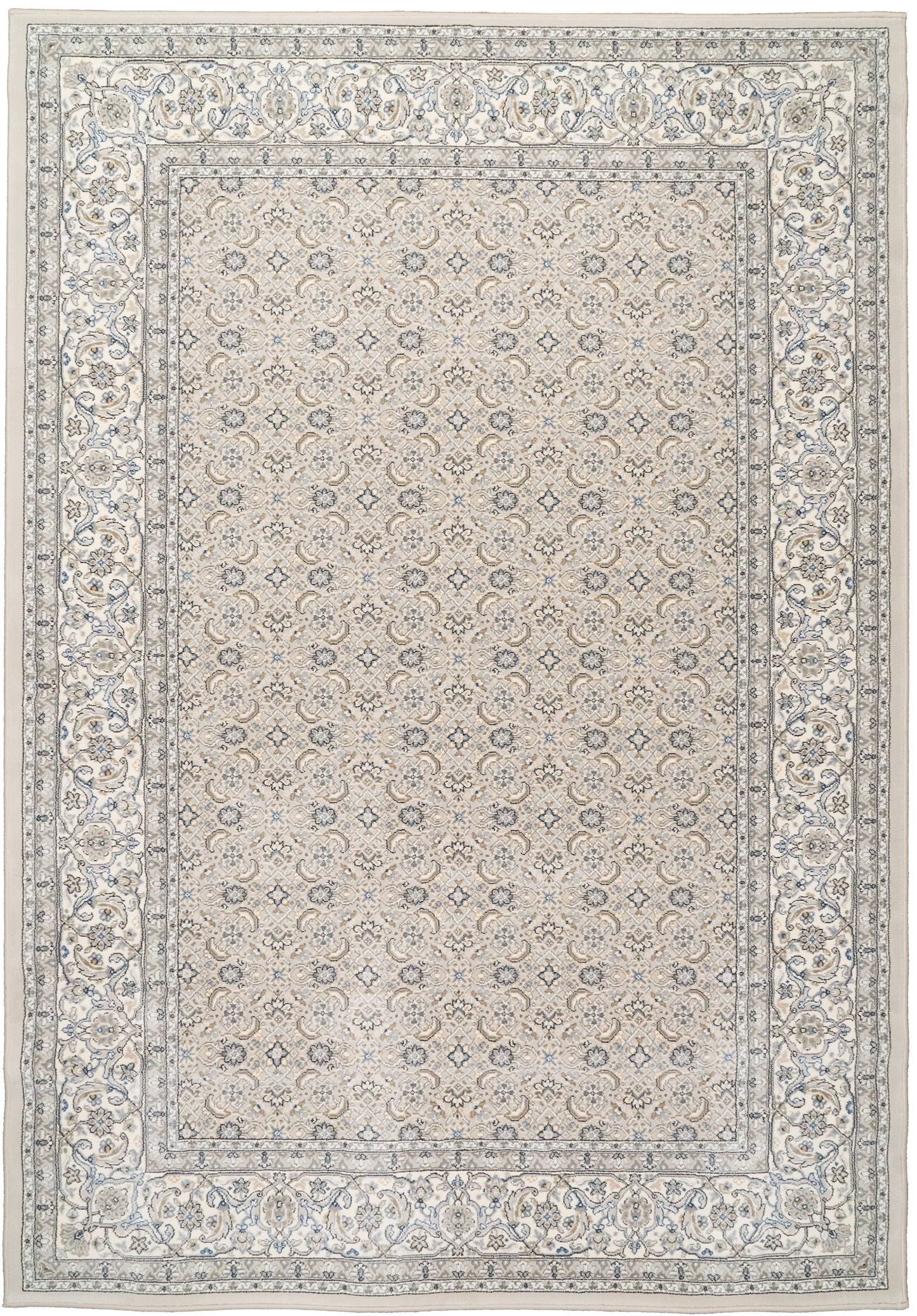 Ancient Garden 57011-9666 Soft Grey/Cream Area Rug
