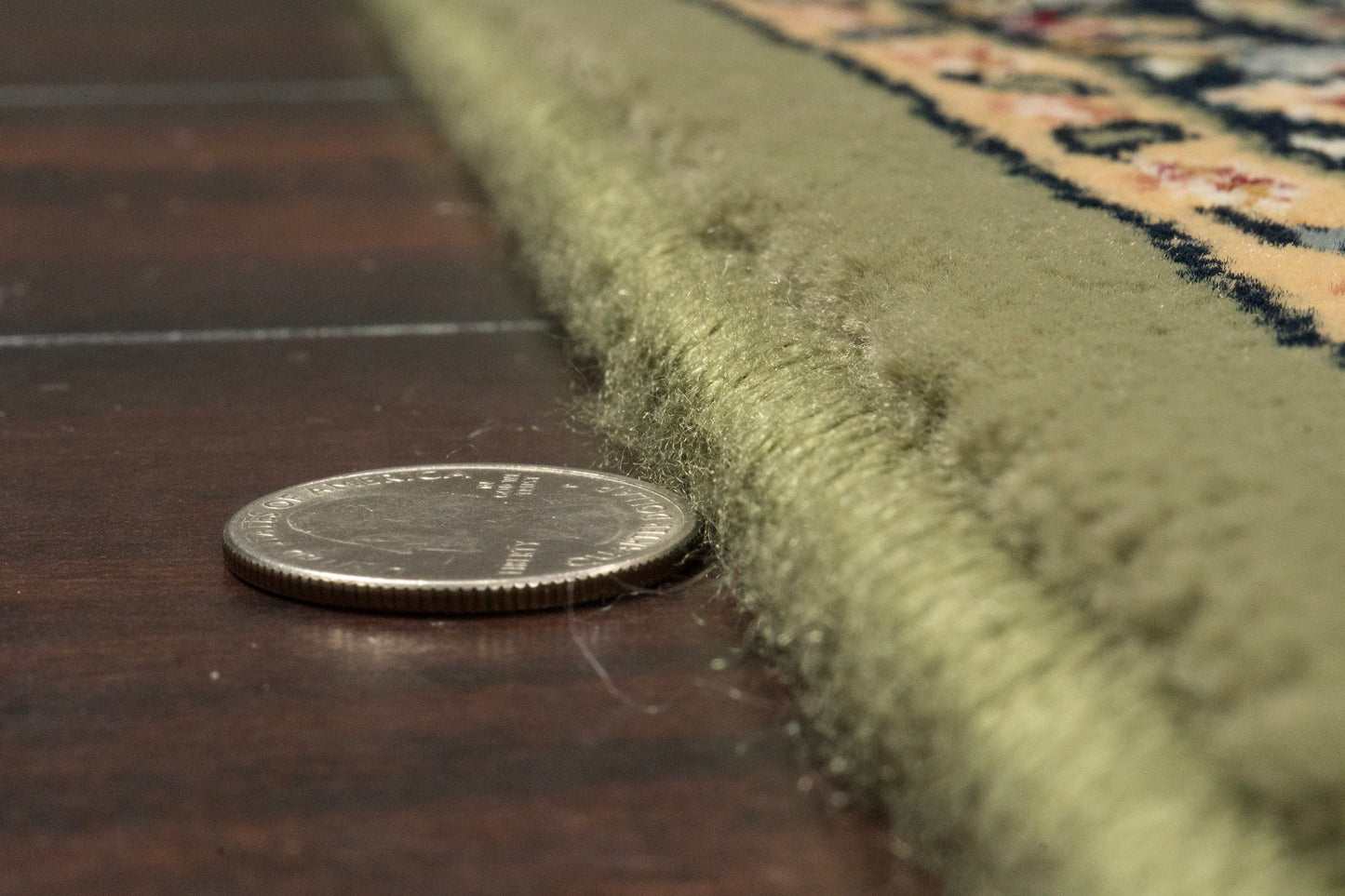 Ancient Garden 57078-4444 Green/Ivory Area Rug