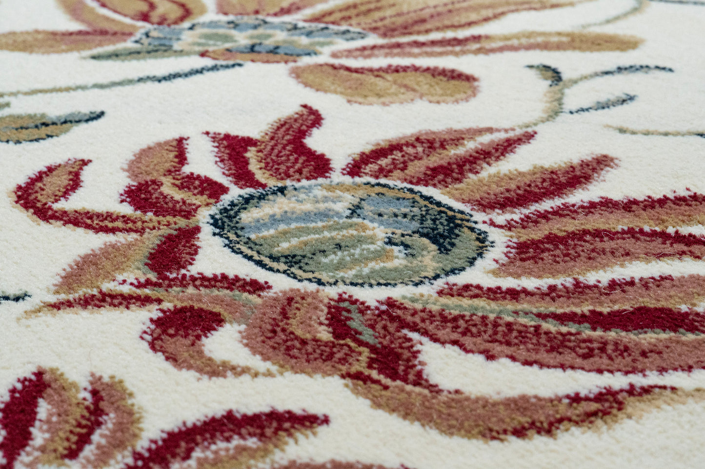 Ancient Garden 57084-6464 Ivory Area Rug