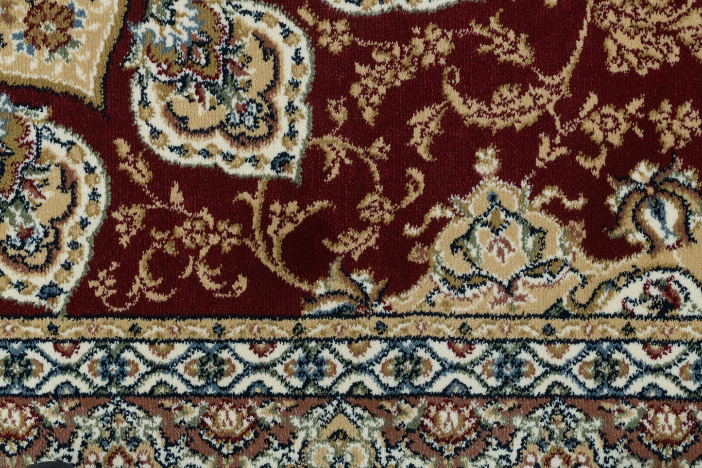 Ancient Garden 57090-1484 Red Area Rug