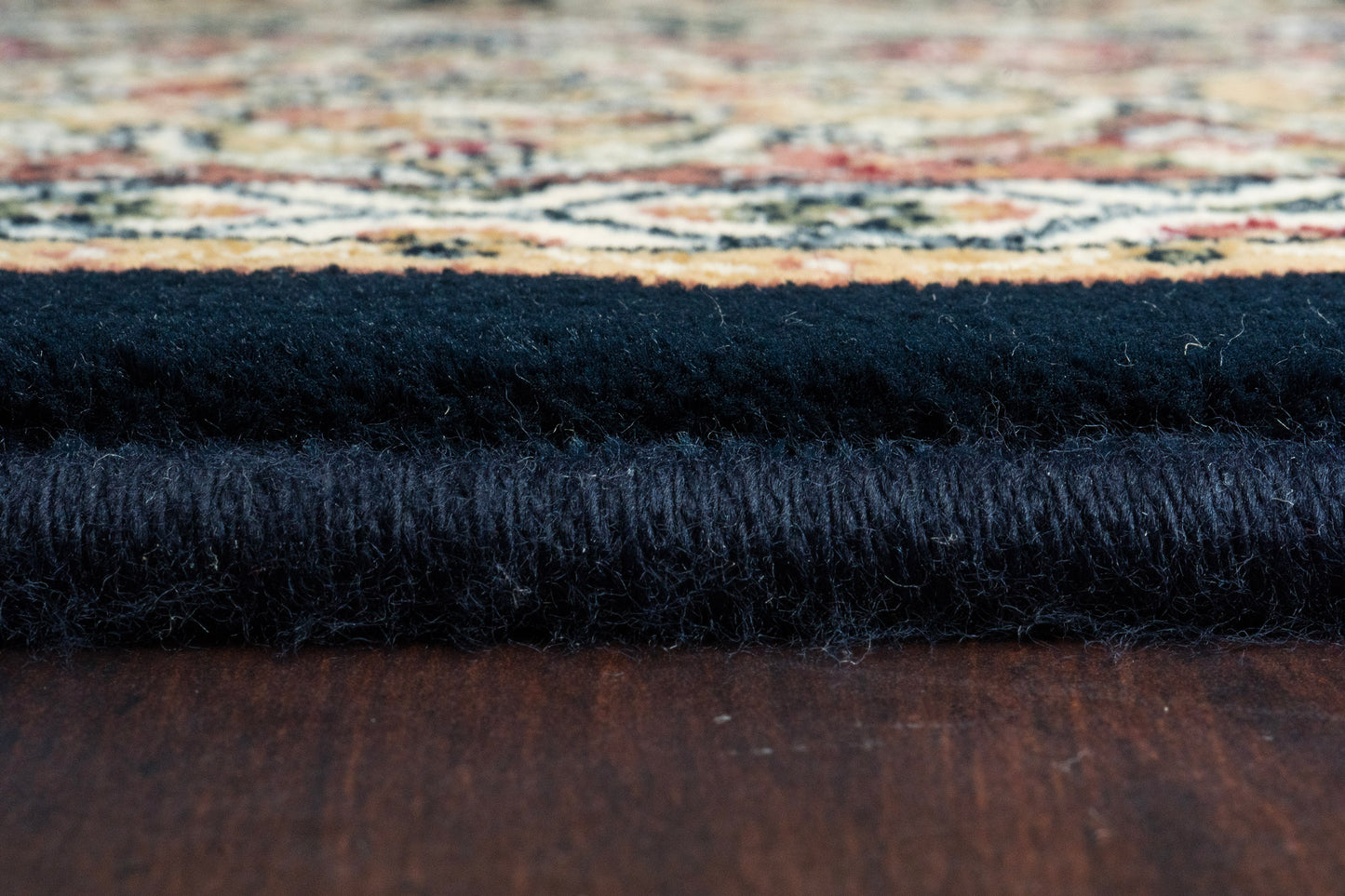 Ancient Garden 57090-3484 Navy Area Rug