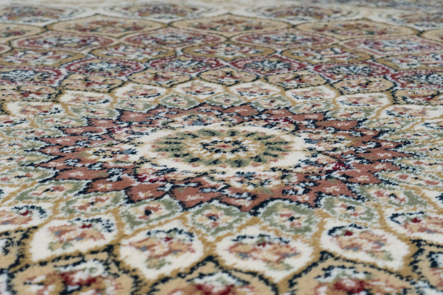 Ancient Garden 57090-6484 Ivory Area Rug