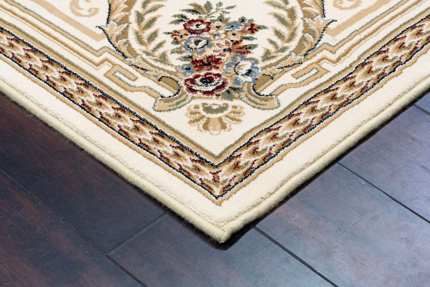 Ancient Garden 57091-6464 Ivory Area Rug