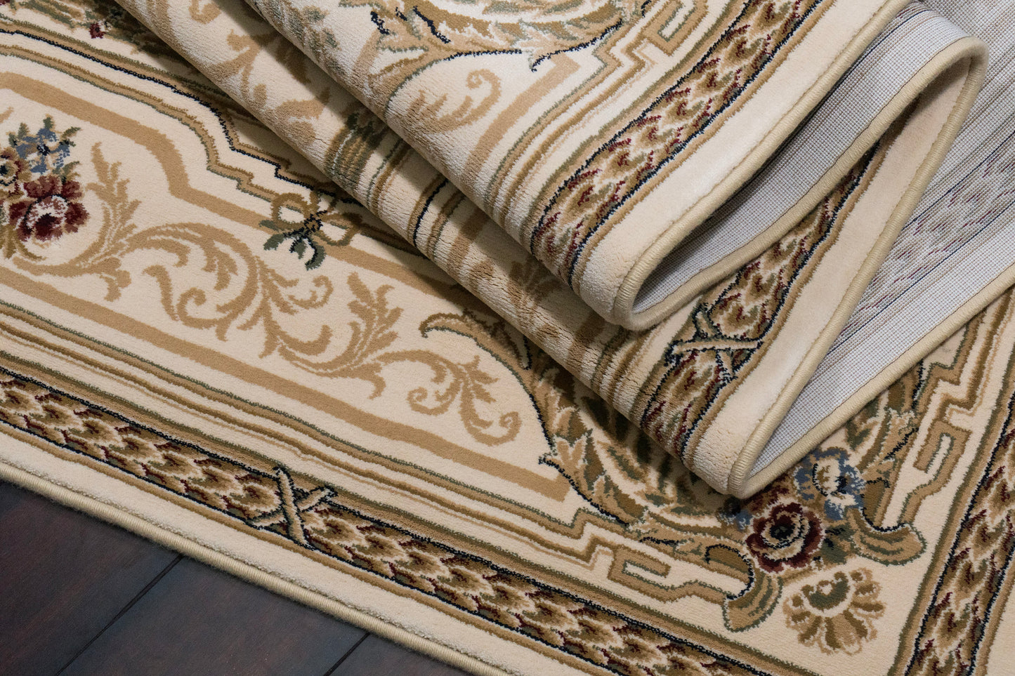 Ancient Garden 57091-6464 Ivory Area Rug