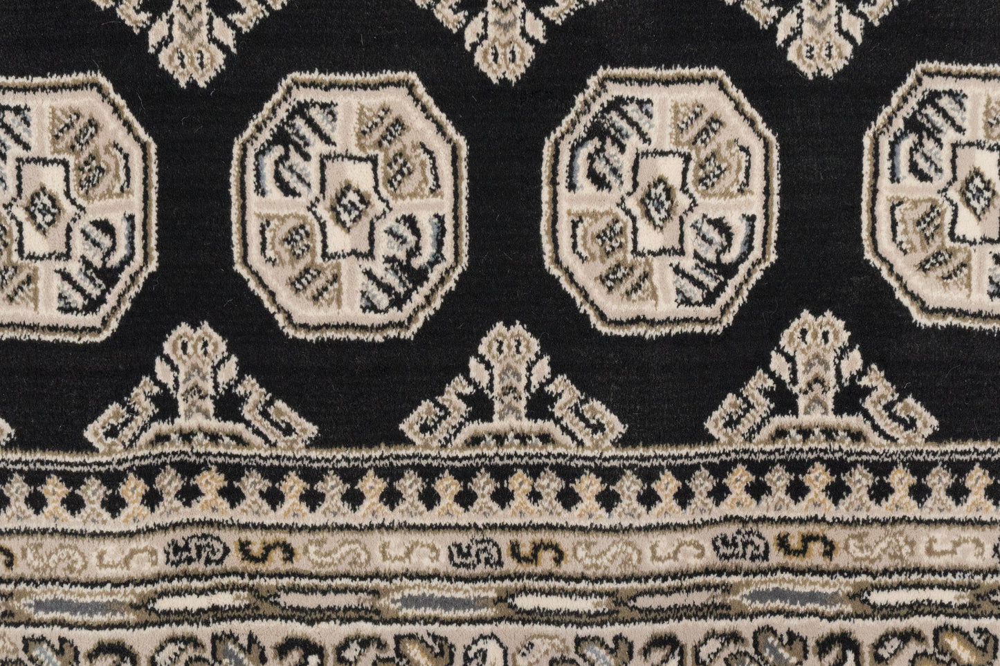 Ancient Garden 57102-3636 Charcoal/Silver Area Rug