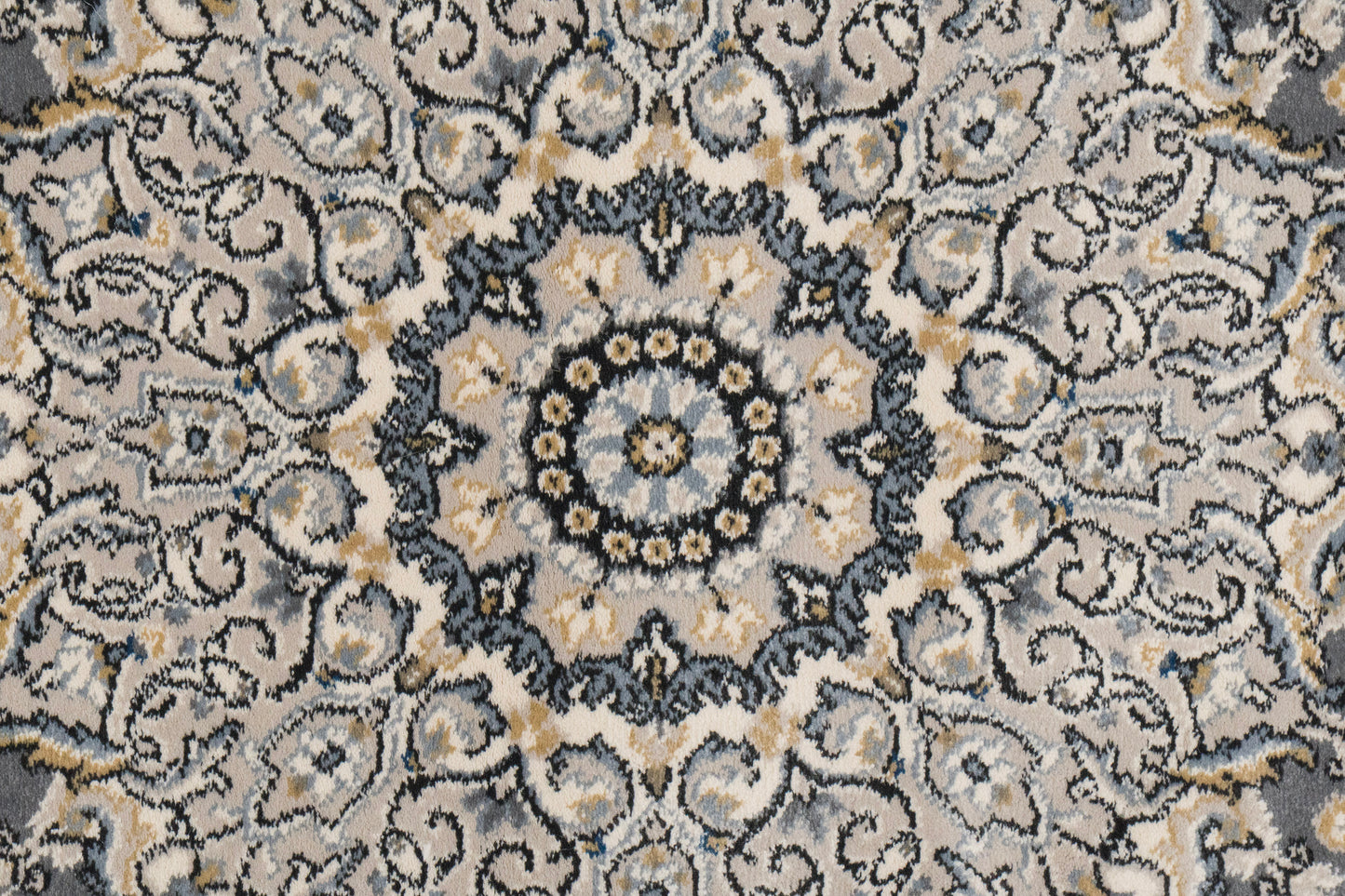 Ancient Garden 57119-5666 Grey/Cream Area Rug