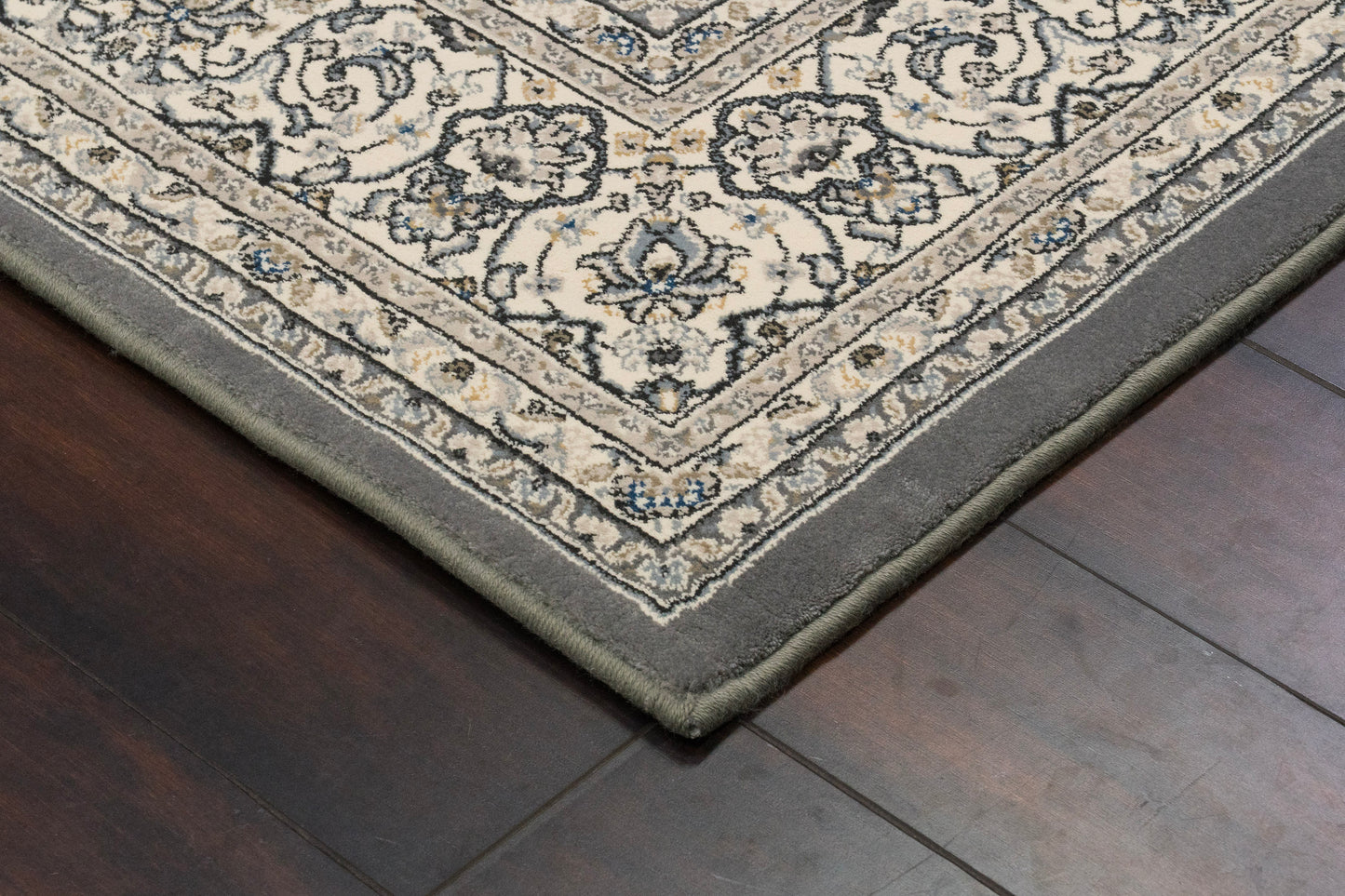 Ancient Garden 57119-6656 Cream/Grey Area Rug