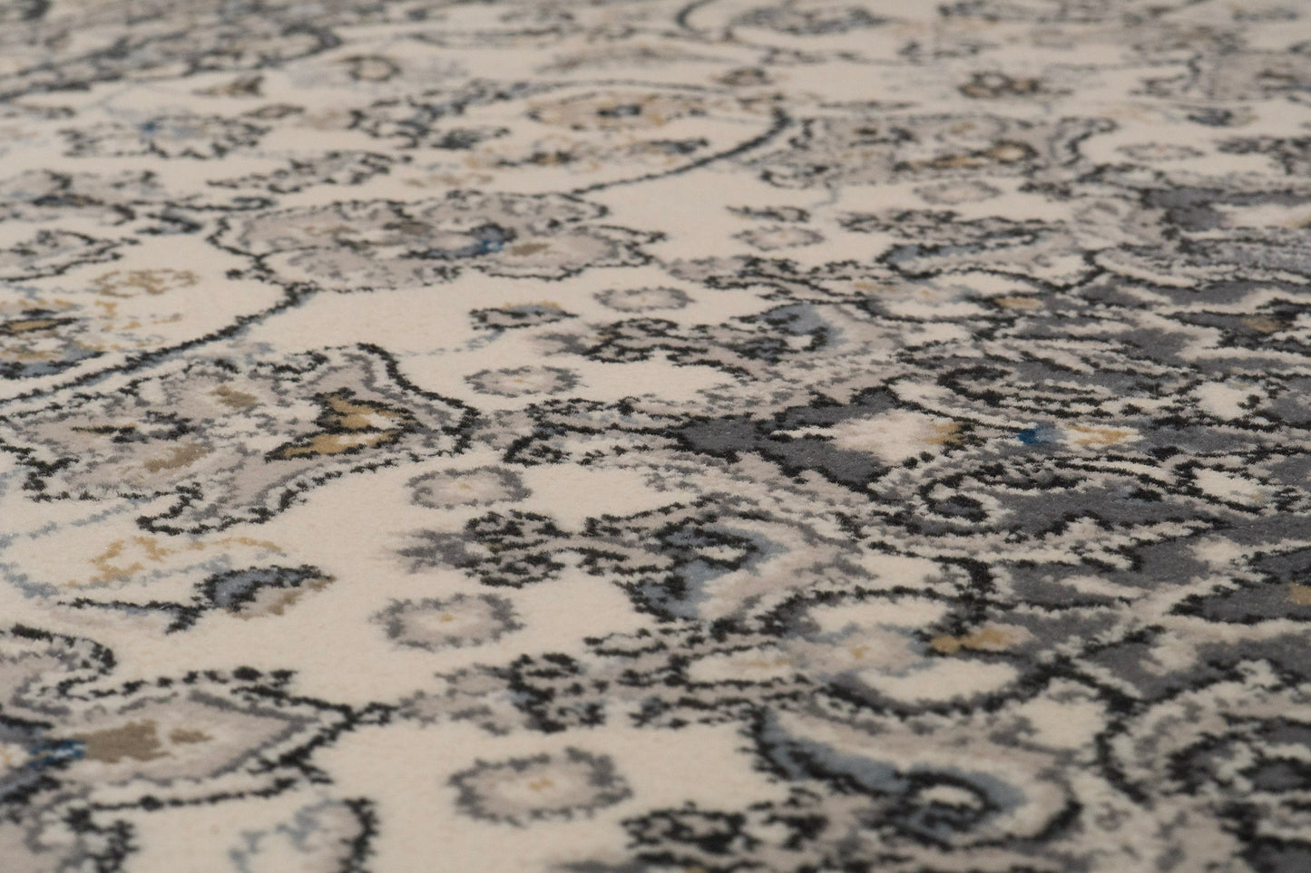 Ancient Garden 57119-6656 Cream/Grey Area Rug
