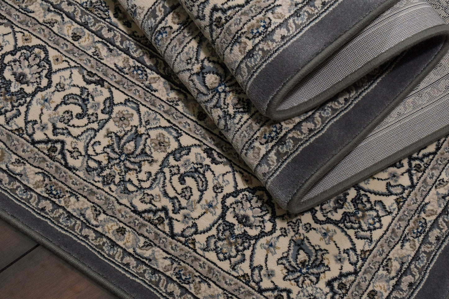 Ancient Garden 57119-6656 Cream/Grey Area Rug