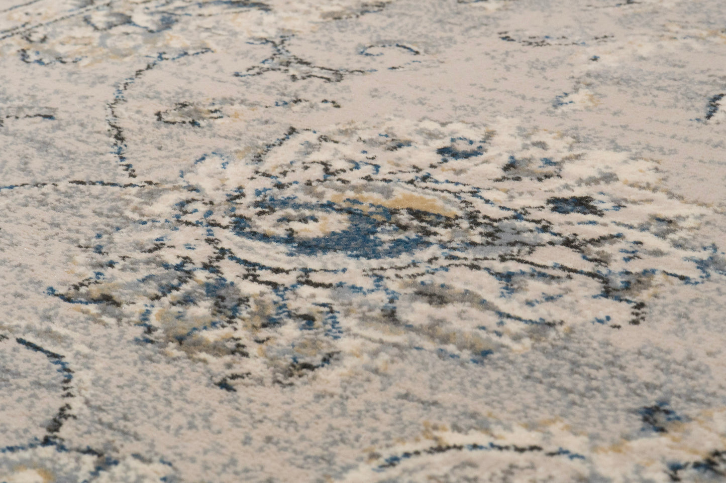 Ancient Garden 57126-9696 Silver/Grey Area Rug