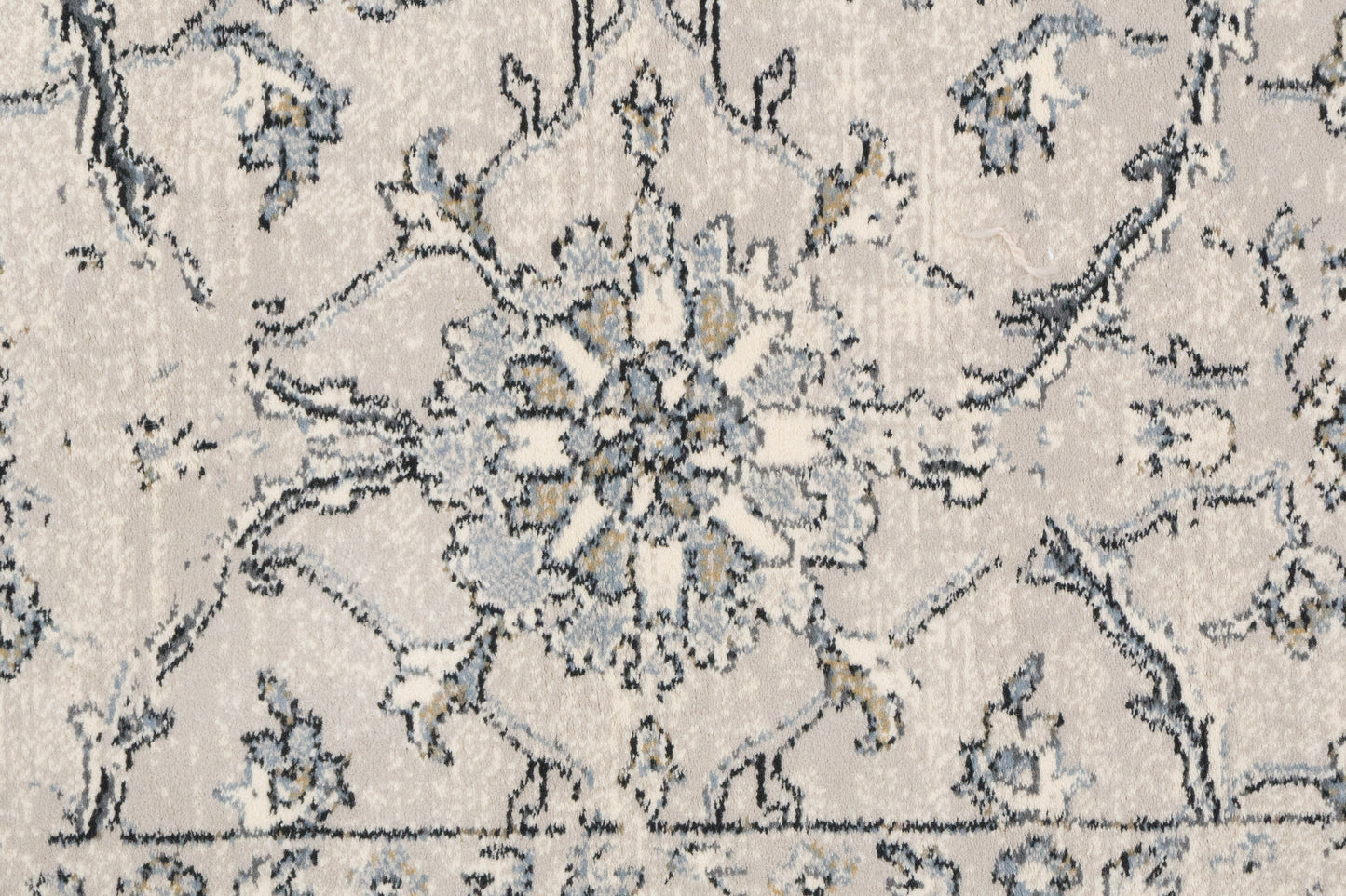 Ancient Garden 57136-9696 Silver/Grey Area Rug