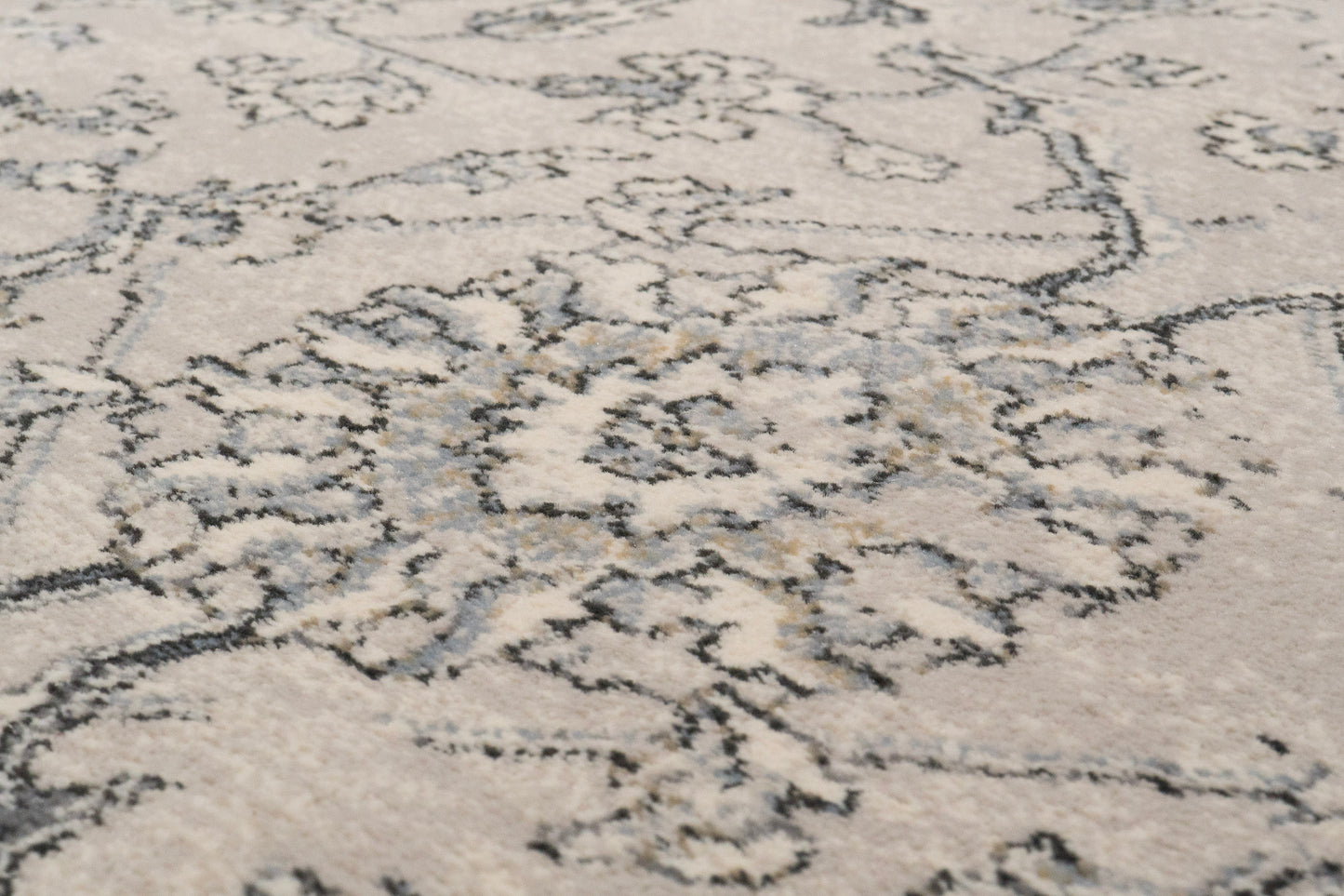 Ancient Garden 57136-9696 Silver/Grey Area Rug