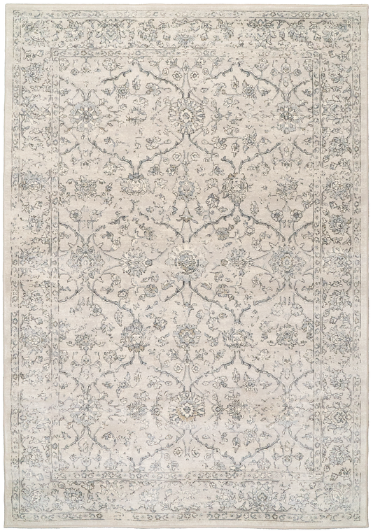 Ancient Garden 57136-9696 Silver/Grey Area Rug