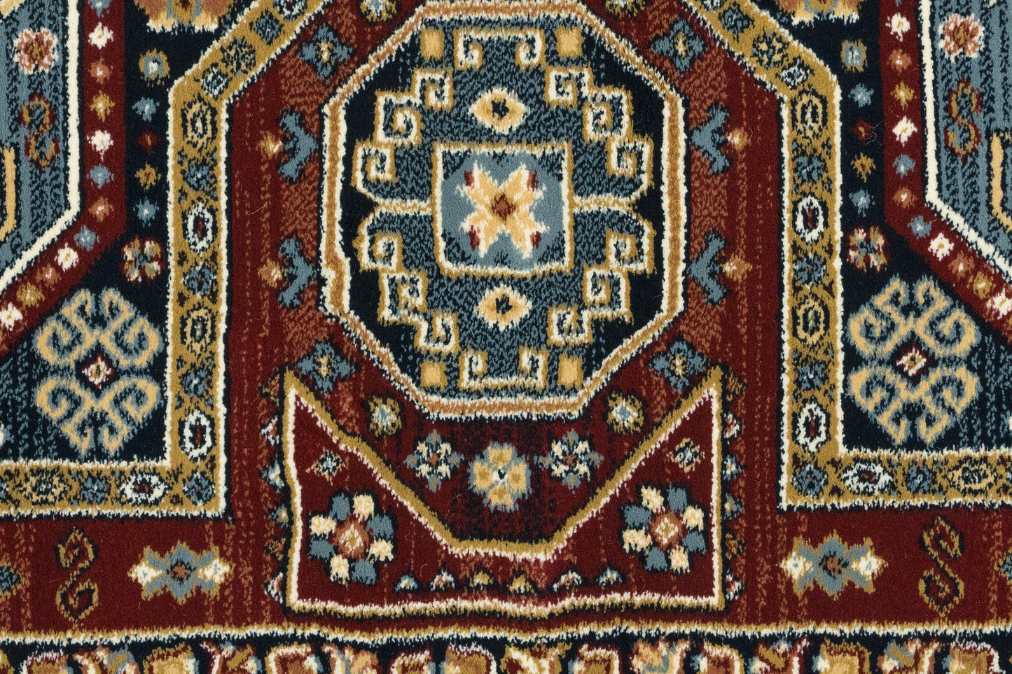 Ancient Garden 57147-1454 Red Area Rug