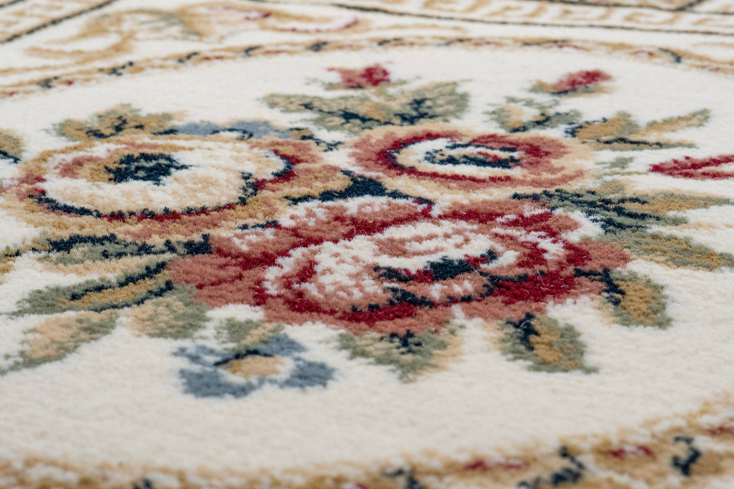 Ancient Garden 57226-6464 Ivory Area Rug