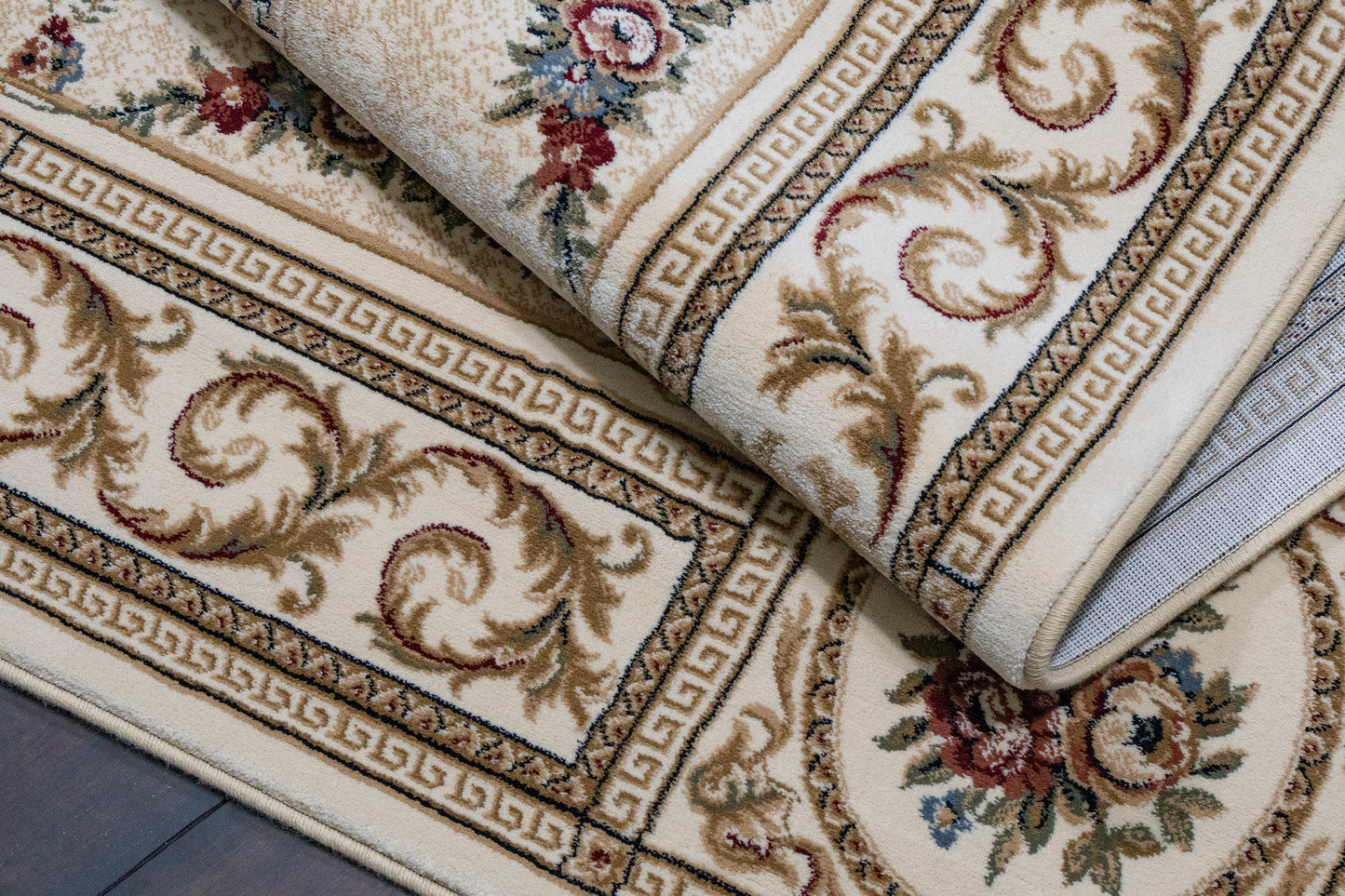 Ancient Garden 57226-6464 Ivory Area Rug