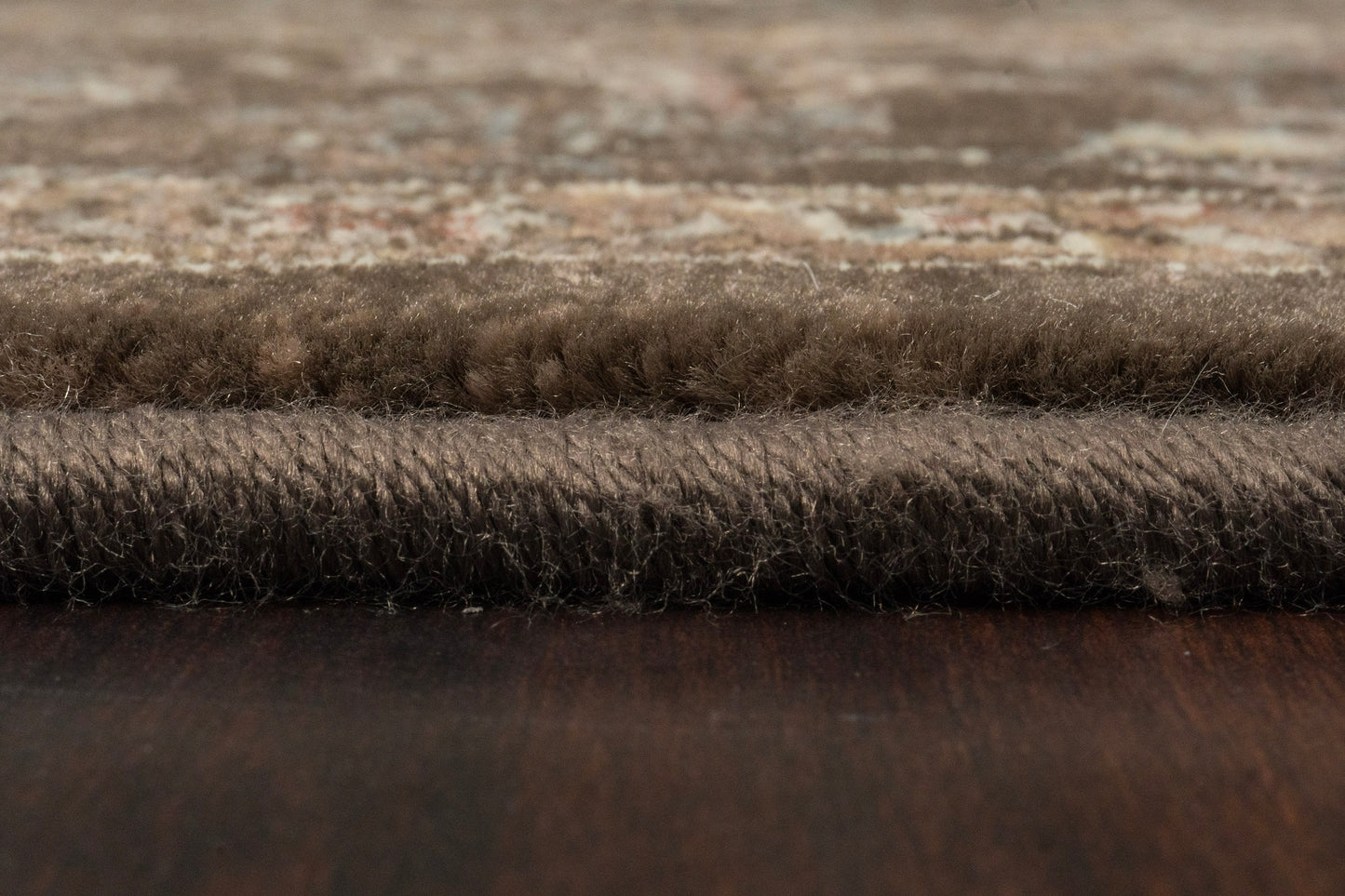 Ancient Garden 57276-3235 Dark Brown/Beige/Blue Area Rug