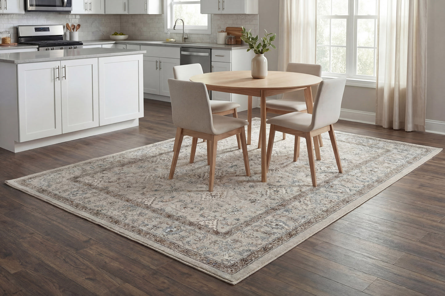 Ancient Garden 57276-9295 Cream/Beige Area Rug