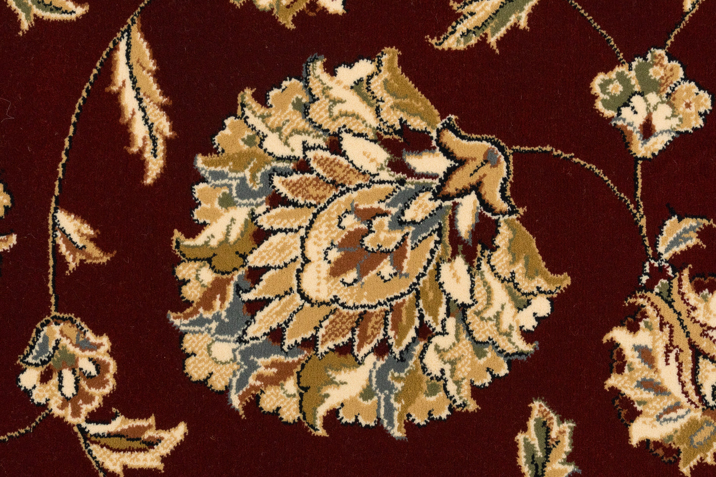 Ancient Garden 57365-1464 Red/Ivory Area Rug