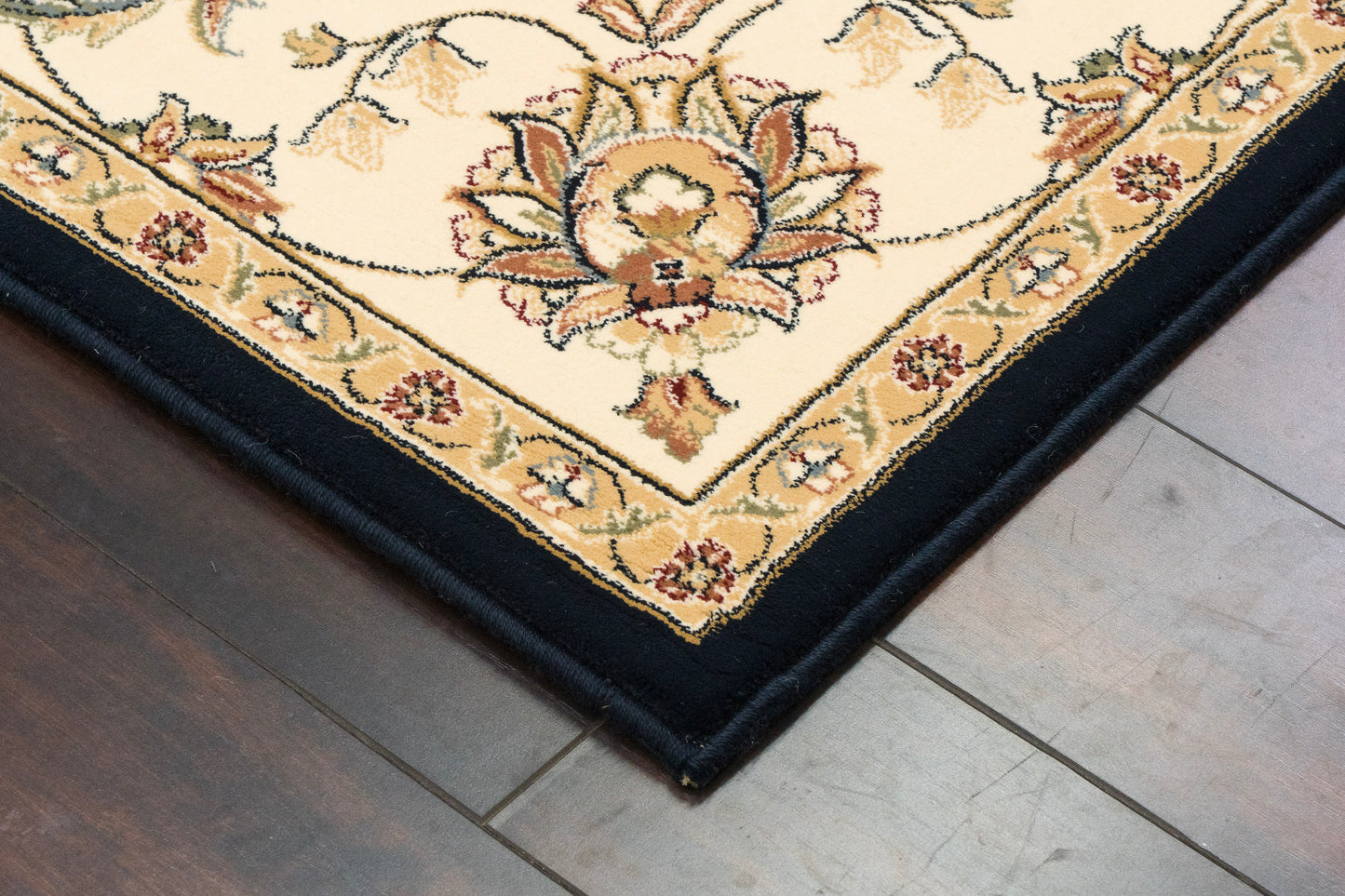 Ancient Garden 57365-3464 Blue/Ivory Area Rug