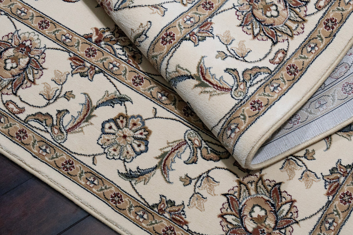 Ancient Garden 57365-6464 Ivory Area Rug