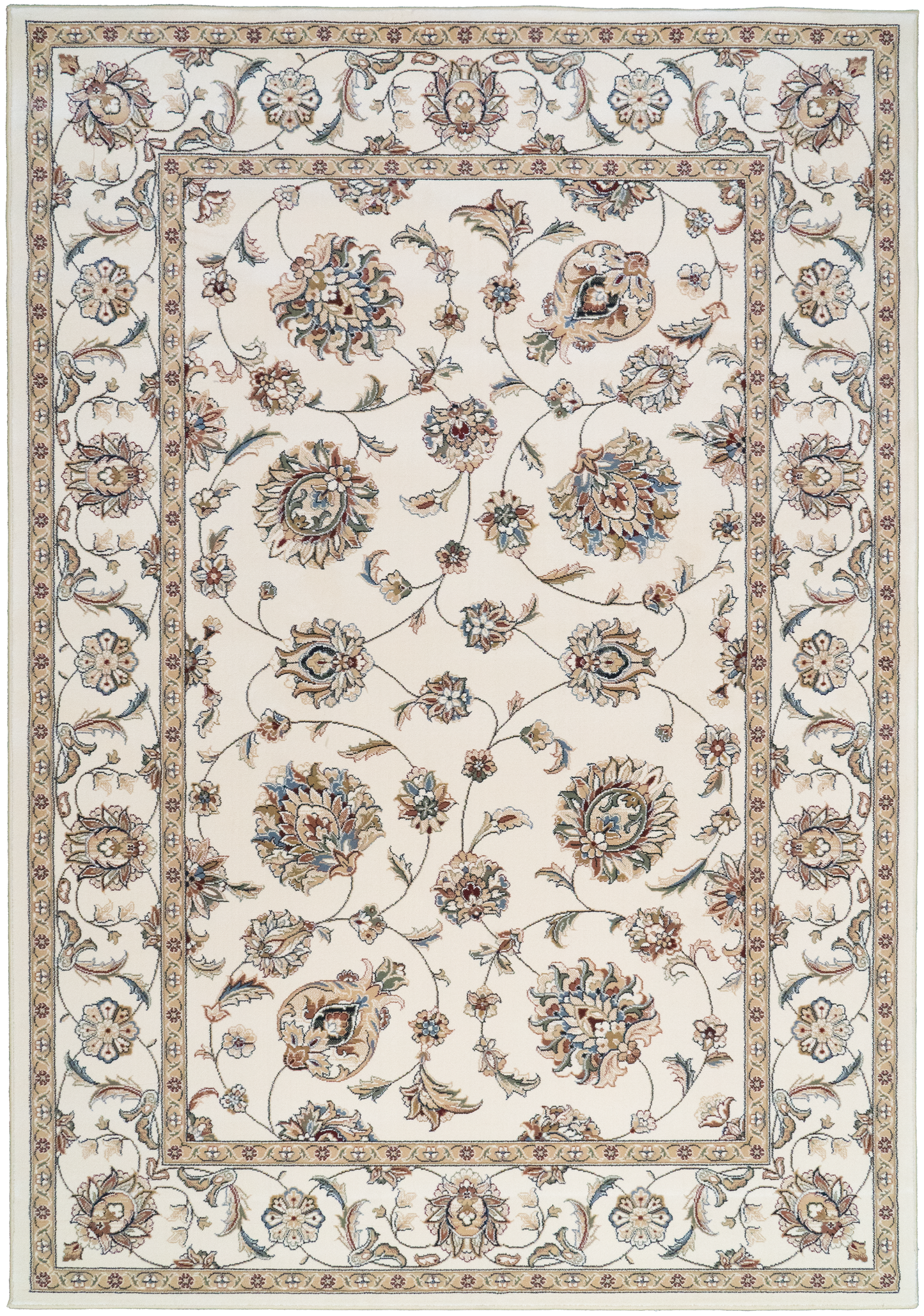 Ancient Garden 57365-6464 Ivory Area Rug