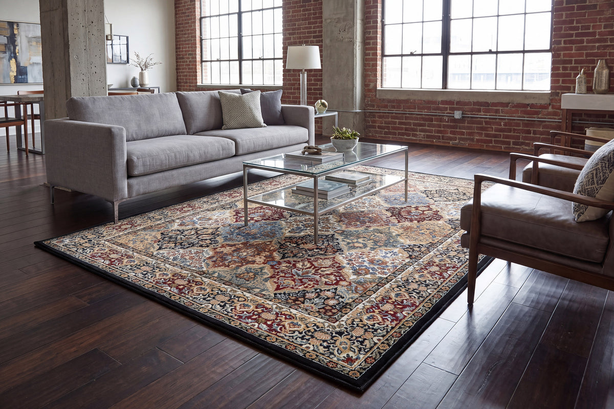Ancient Garden 57008-3233 Multi Area Rug