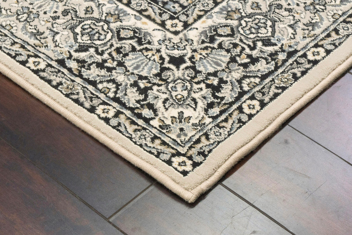 Ancient Garden 57008-9696 Cream/Grey Area Rug