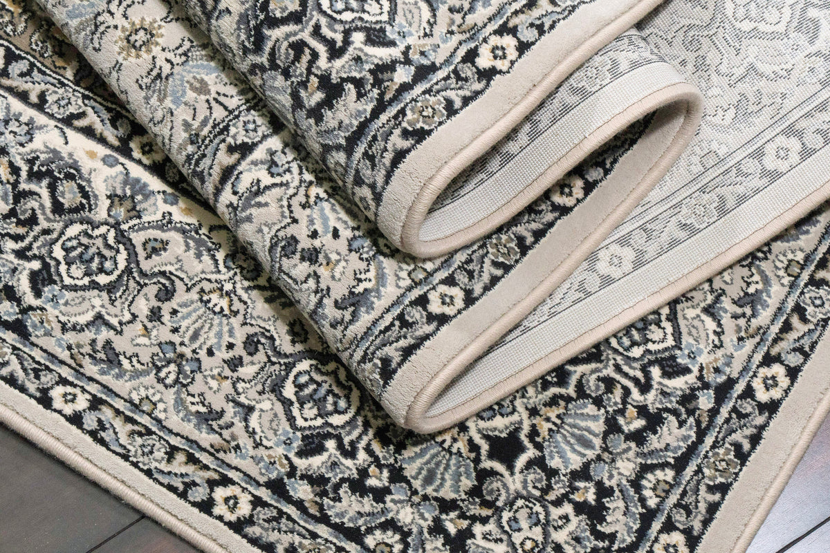 Ancient Garden 57008-9696 Cream/Grey Area Rug
