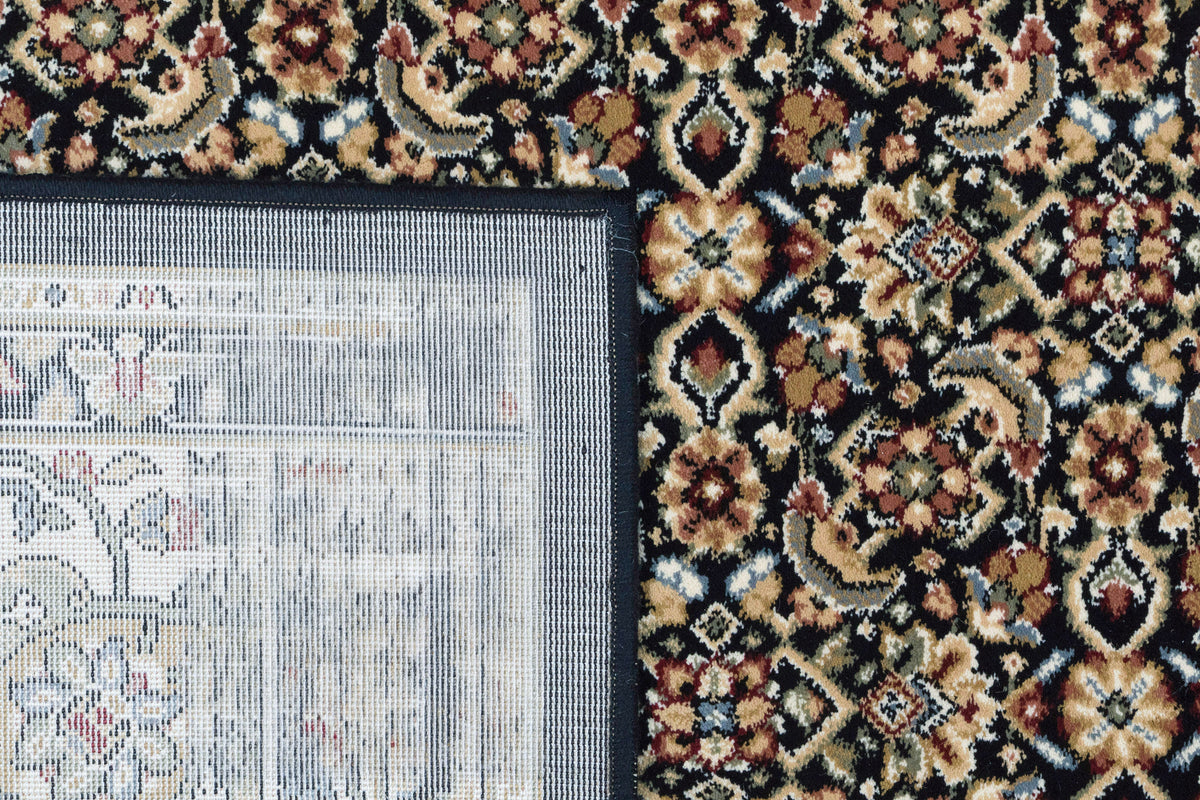 Ancient Garden 57011-3263 Black/Ivory Area Rug