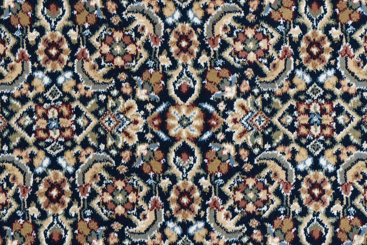 Ancient Garden 57011-3464 Navy Area Rug