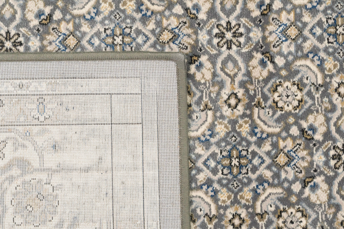 Ancient Garden 57011-5666 Grey/Cream Area Rug