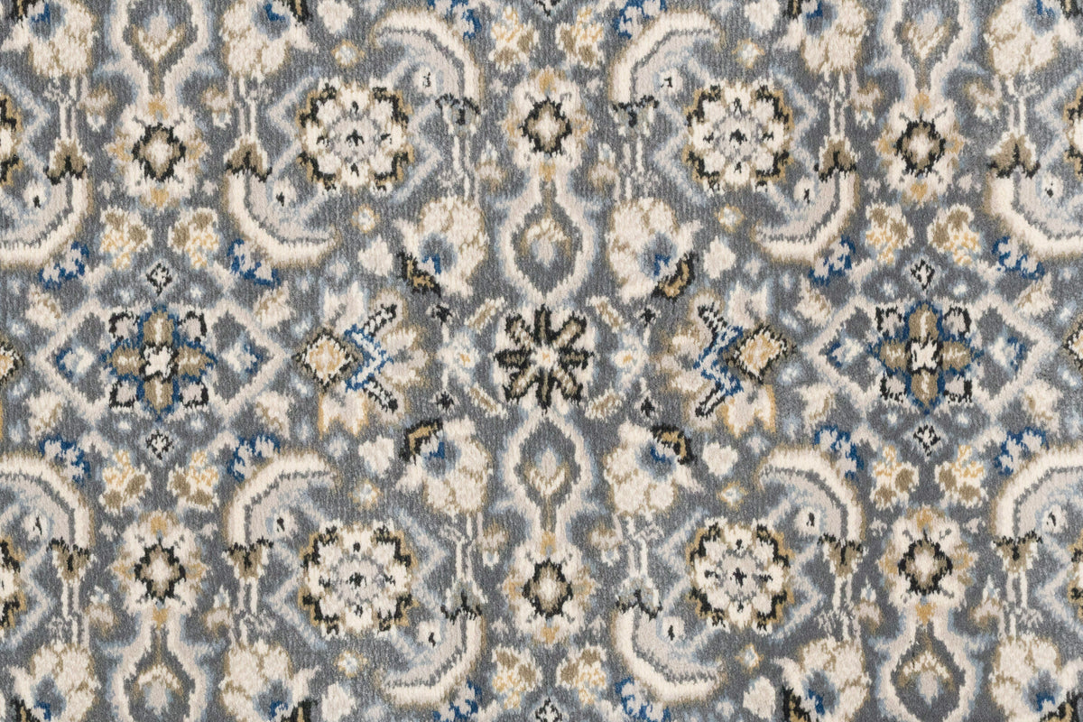 Ancient Garden 57011-5666 Grey/Cream Area Rug