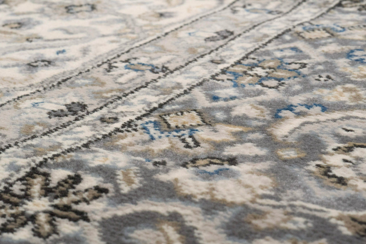 Ancient Garden 57011-5666 Grey/Cream Area Rug
