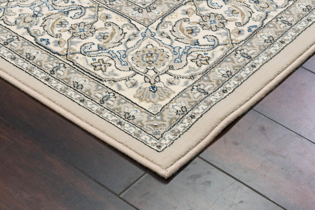 Ancient Garden 57011-9666 Soft Grey/Cream Area Rug