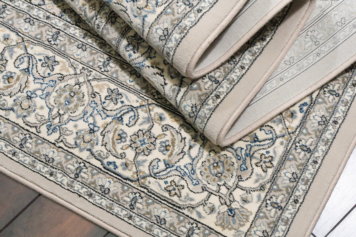 Ancient Garden 57011-9666 Soft Grey/Cream Area Rug