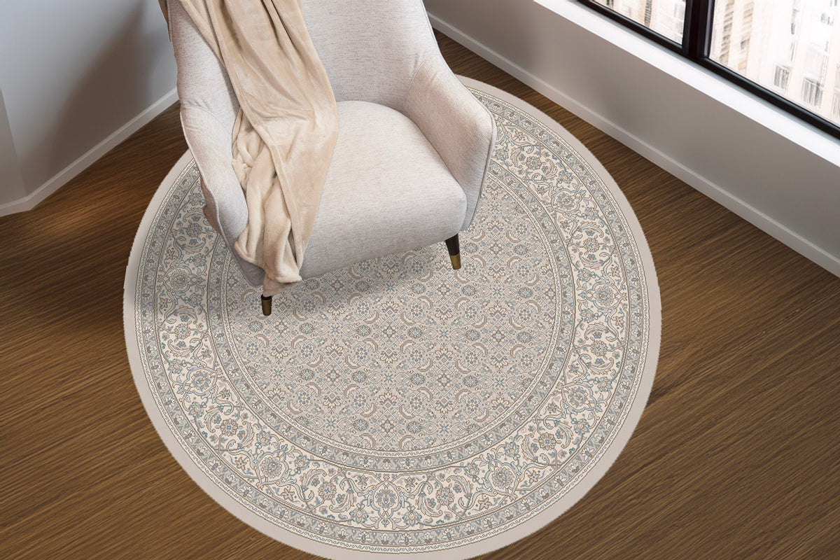 Ancient Garden 57011-9666 Soft Grey/Cream Area Rug