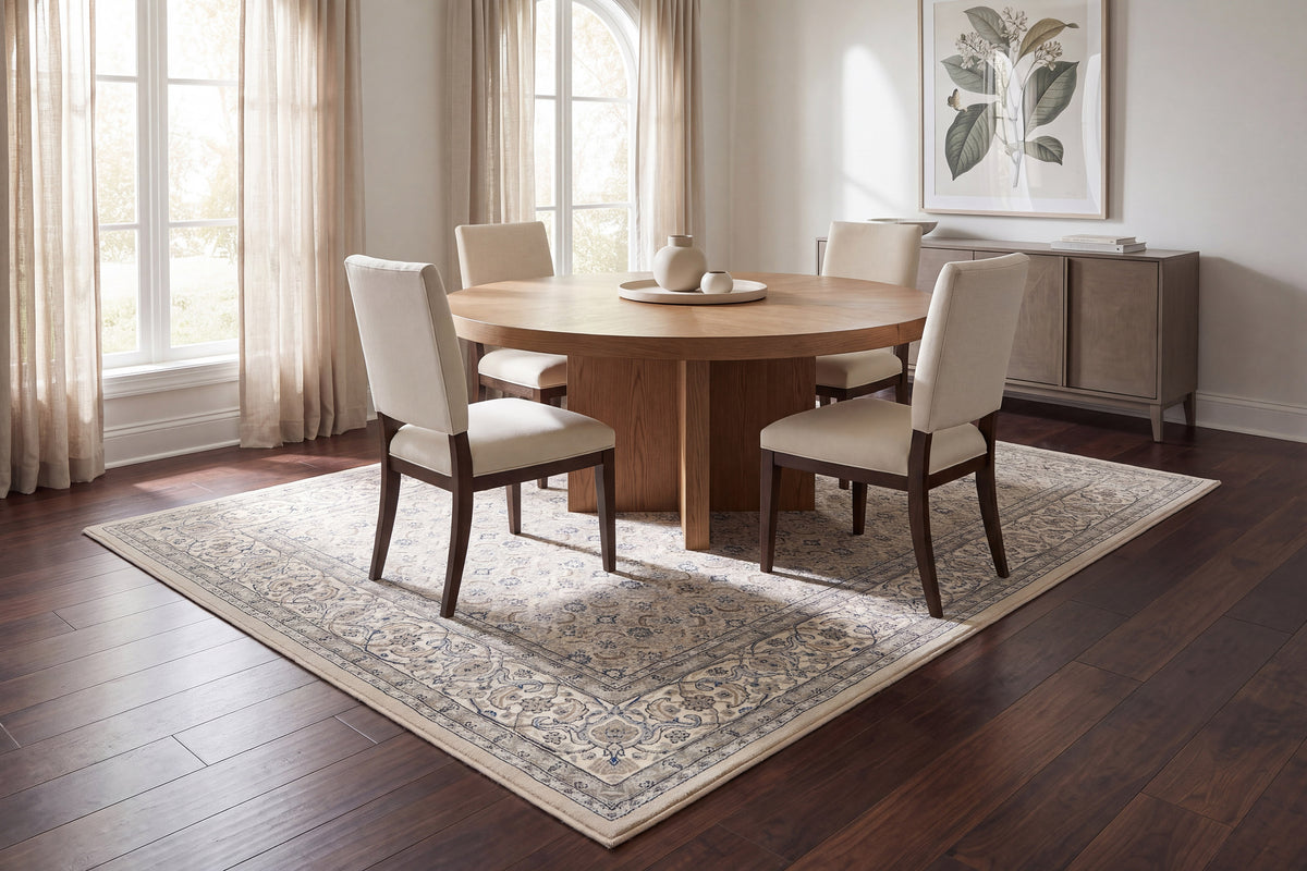 Ancient Garden 57011-9666 Soft Grey/Cream Area Rug