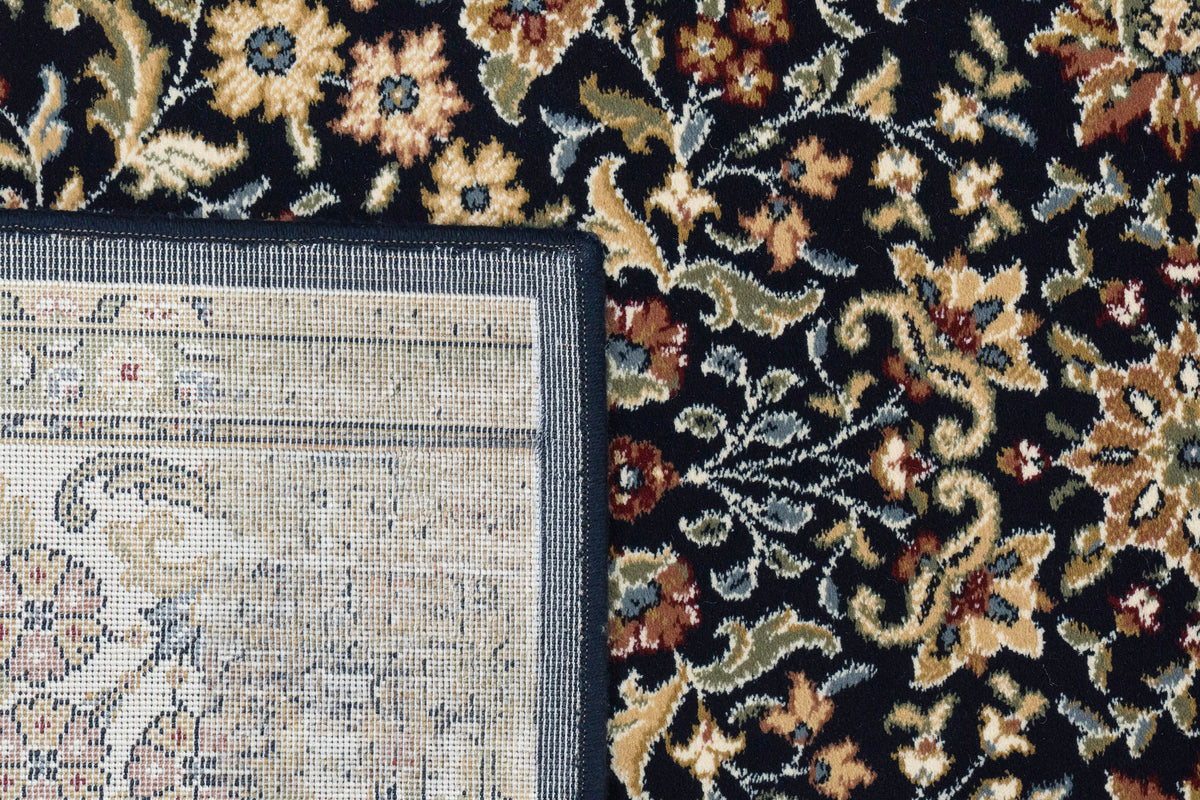 Ancient Garden 57078-3434 Blue/Ivory Area Rug