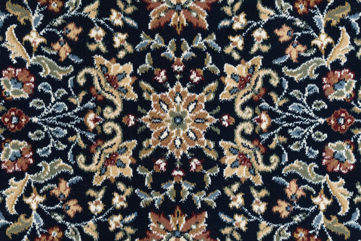 Ancient Garden 57078-3434 Blue/Ivory Area Rug