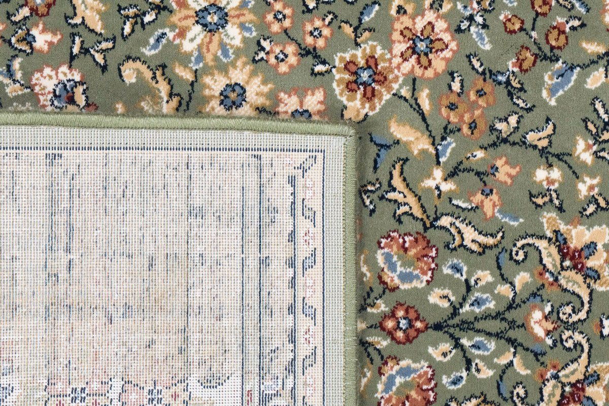 Ancient Garden 57078-4444 Green/Ivory Area Rug