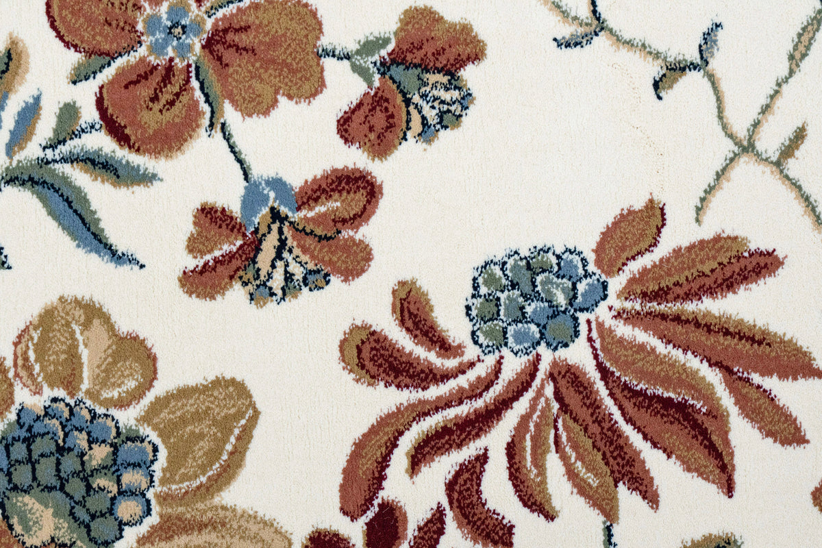 Ancient Garden 57084-6464 Ivory Area Rug
