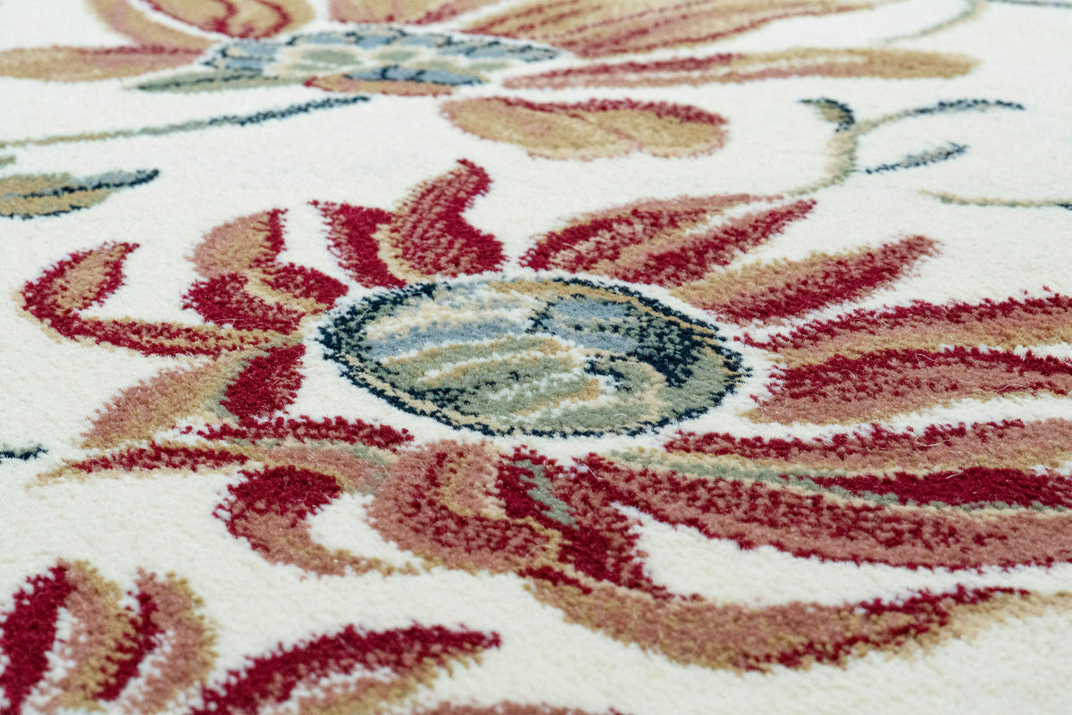 Ancient Garden 57084-6464 Ivory Area Rug
