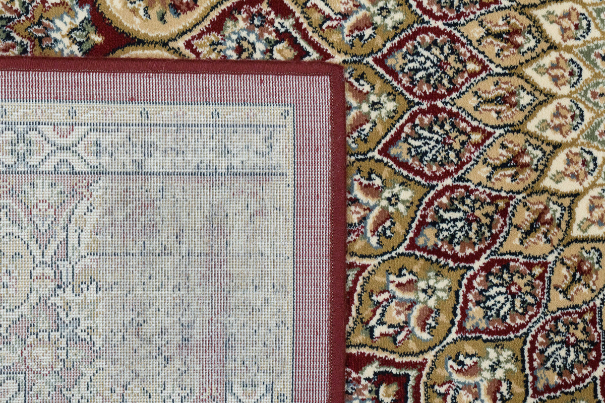 Ancient Garden 57090-1484 Red Area Rug